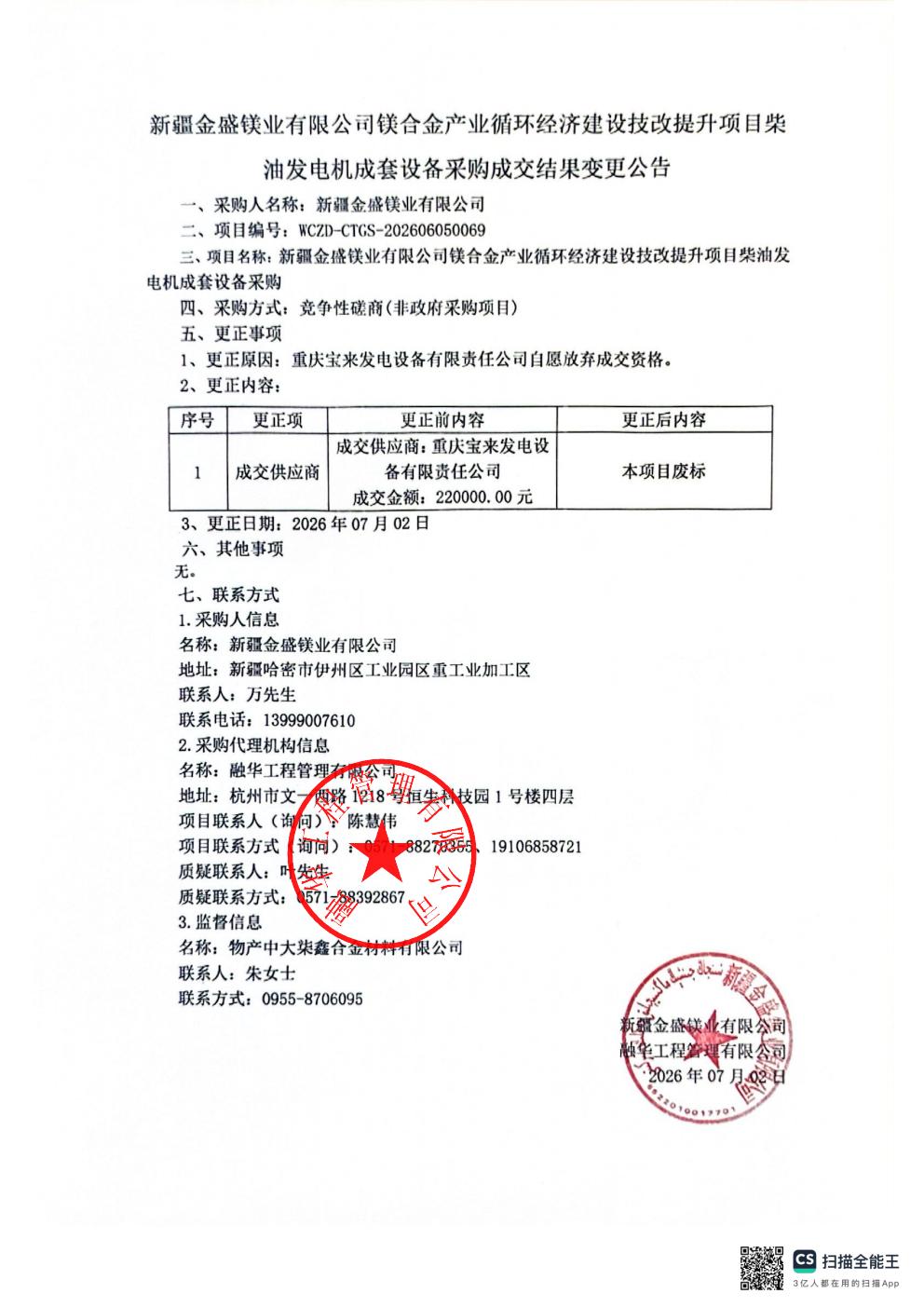 新疆金盛镁业有限公司镁合金产业循环经济建设技改提升项目柴油发电机成套设备采购成交结果变更公告_01.jpg